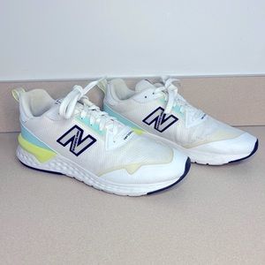 Womens New Balance Fresh Foam White Sneakers